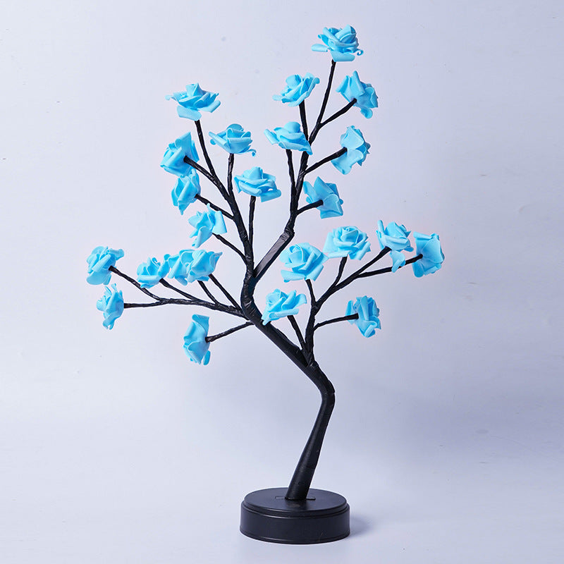 Rose Flower Tree Table Lamp – Romantic Fairy Desk Night Light ✨