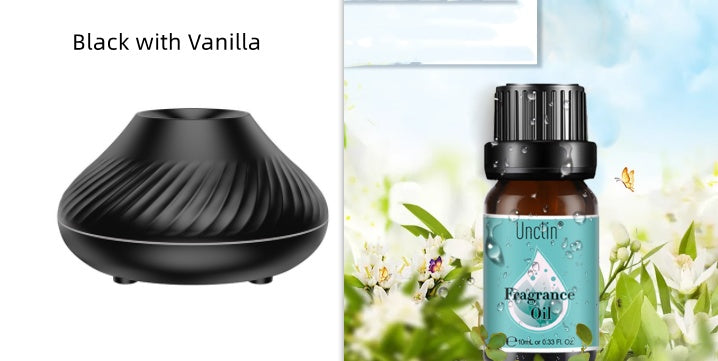 Volcanic Flame Aroma Diffuser – 130ml Essential Oil Humidifier with LED Light