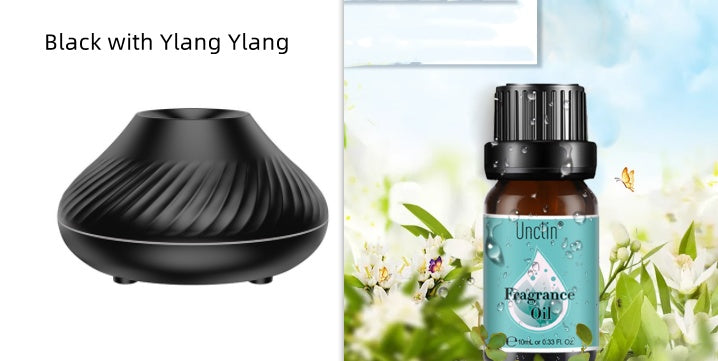 Volcanic Flame Aroma Diffuser – 130ml Essential Oil Humidifier with LED Light